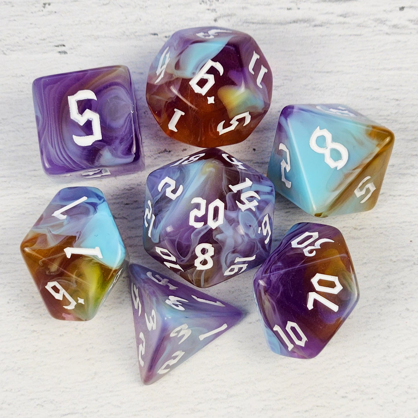 Blueberry Caramel Swirl 7pc Set