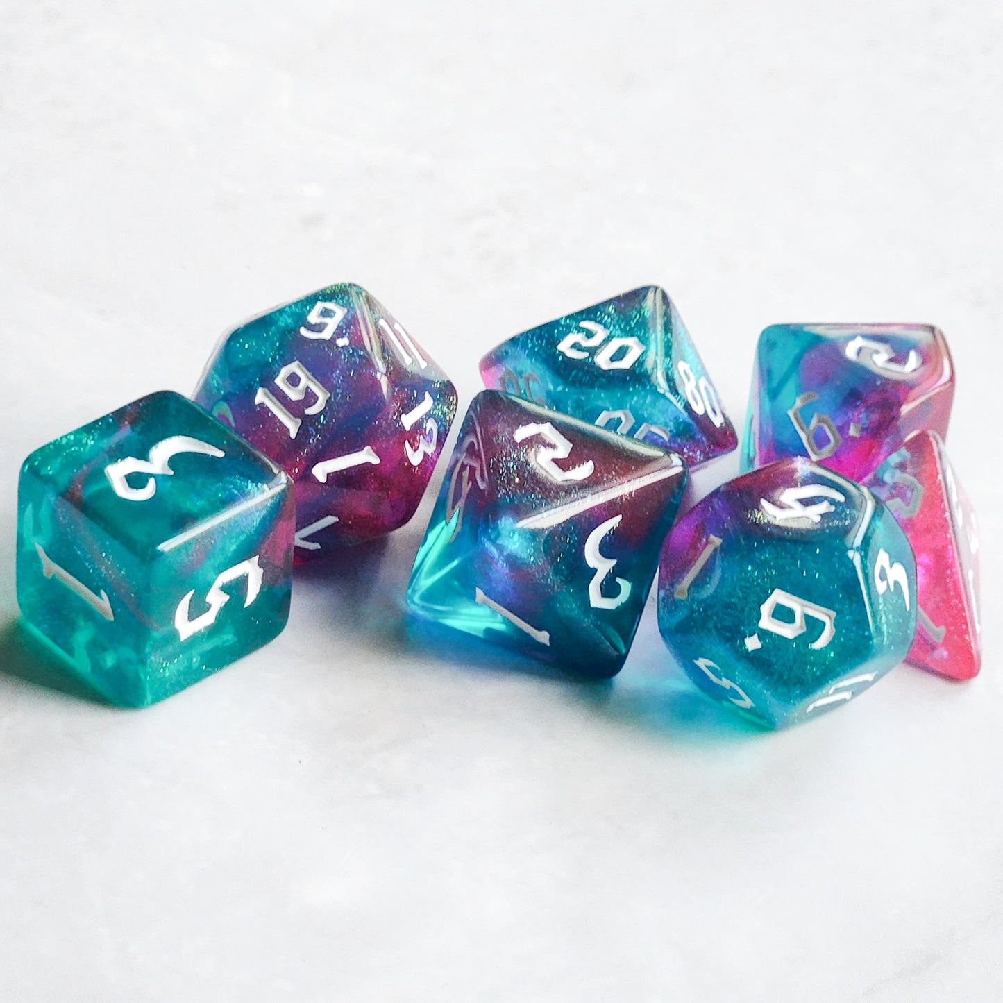 Blue/Pink Dancing Lights 7pc Set